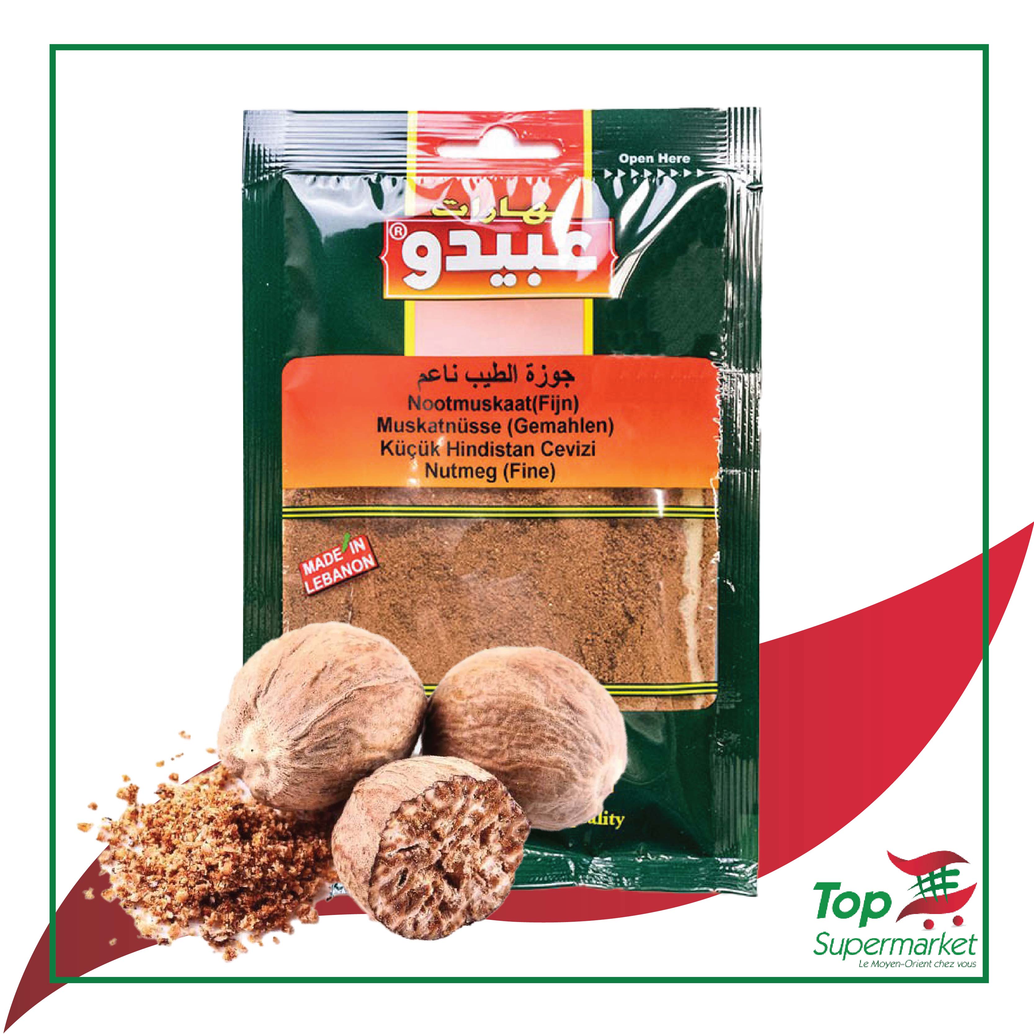 Abido Noix de Muscade & Canelle Fin 50gr